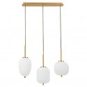 Lustra cu 3 pendule, design modern Lato