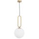 Pendule, Lustre suspendate - Lustra, Pendul modern Grus Brass 25cm