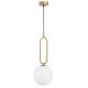 Pendule, Lustre suspendate - Lustra, Pendul modern Grus Brass 20cm