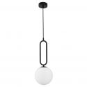 Lustra, Pendul modern Grus Matt Black 20cm