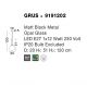 Pendule, Lustre suspendate - Lustra, Pendul modern Grus Matt Black 20cm