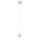 Pendule, Lustre suspendate - Pendul LED design modern minimalist Nocci alb