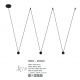 Pendule, Lustre suspendate - Lustra LED moderna cu 3 pendule reglabile Nocci negru