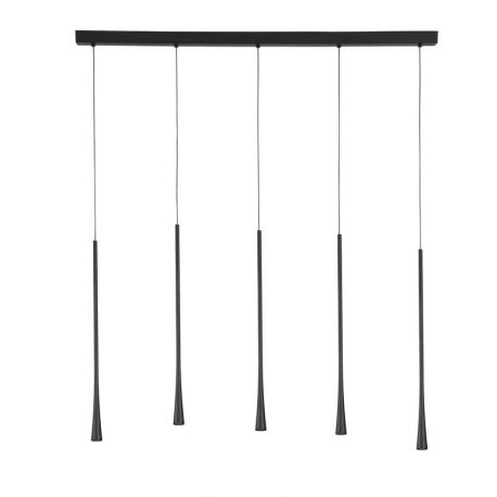 Pendule, Lustre suspendate - Lustra LED moderna cu 5 pendule Goccio