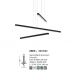 Pendule, Lustre suspendate - Lustra LED suspendata design modern EBEN