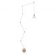 Pendule, Lustre suspendate - Pendul LED ajustabil design ultra-modern MARCE