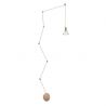 Lustra LED dimabila, design modern ARTE, negru
