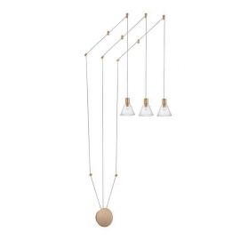 Pendule, Lustre suspendate - Lustra LED cu pendule ajustabile design ultra-modern MARCE