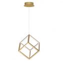 Lustra / Pendul LED design modern geometric GABBIA auriu