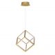 Pendule, Lustre suspendate - Lustra / Pendul LED design modern geometric GABBIA auriu