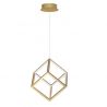 Lustra / Pendul LED design modern geometric GABBIA auriu