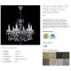 Lustre Cristal Bohemia - Candelabru Cristal Bohemia Exclusive 6 brate Chandelier CR