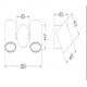 Aplice - Aplica directionabila pentru exterior cu protectie IP54 Wall Street