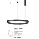 Candelabre, Lustre - Lustra LED design modern circular MOTIF 48W