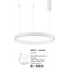 Candelabre, Lustre - Lustra LED design modern circular MOTIF 48W