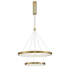 Candelabre, Lustre - Lustra LED design modern circular EMPATIA II auriu