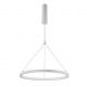 Lustra LED design modern circular EMPATIA I alb