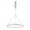 Lustra LED design modern circular EMPATIA I alb
