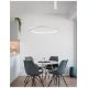 Candelabre, Lustre - Lustra LED design modern circular PERTINO alba 48W