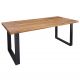 Mese dining - Masa design industrial Iron Craft 160cm Sheesham