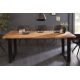 Mese dining - Masa design industrial Iron Craft 160cm Sheesham