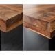 Mese dining - Masa design industrial Iron Craft 160cm Sheesham