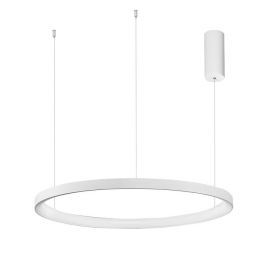 Candelabre, Lustre - Lustra LED design modern circular PERTINO alba 60W