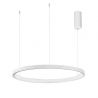 Lustra LED design modern circular PERTINO alba 60W