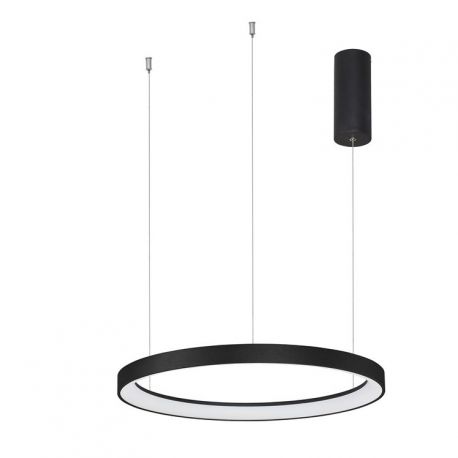 Candelabre, Lustre - Lustra LED design modern circular PERTINO negru 38W