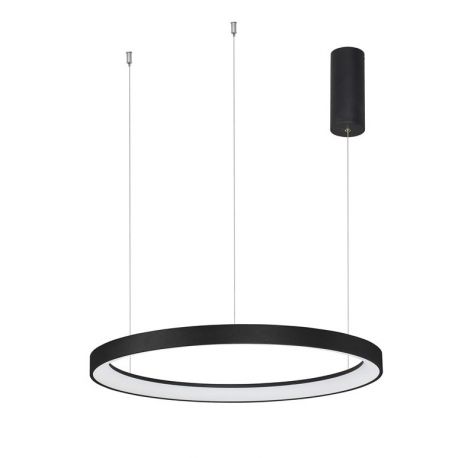 Candelabre, Lustre - Lustra LED design modern circular PERTINO negru 48W