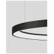 Candelabre, Lustre - Lustra LED design modern circular PERTINO negru 48W