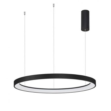 Candelabre, Lustre - Lustra LED design modern circular PERTINO negru 60W