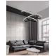Candelabre, Lustre - Lustra LED design modern circular ajustabil NAGER 62W