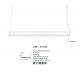 Pendule, Lustre suspendate - Lustra LED moderna suspendata design liniar LINE