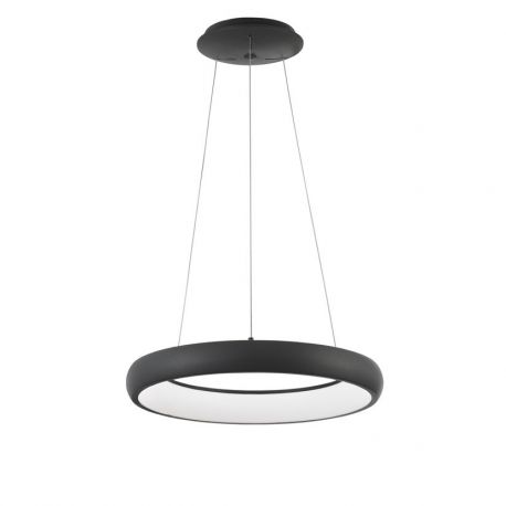 Candelabre, Lustre - Lustra LED design modern circular ALBI 32W negru