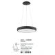 Candelabre, Lustre - Lustra LED design modern circular ALBI 32W negru