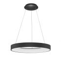 Lustra LED design modern circular RANDO THIN negru 3000K