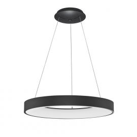 Candelabre, Lustre - Lustra LED design modern circular RANDO THIN negru 3000K