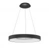 Lustra LED design modern circular RANDO THIN negru 3000K