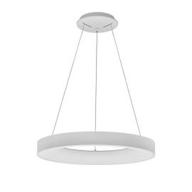 Candelabre, Lustre - Lustra LED design modern circular RANDO THIN alba 3000K