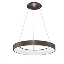 Candelabre, Lustre - Lustra LED design modern circular RANDO THIN cafenie 3000K