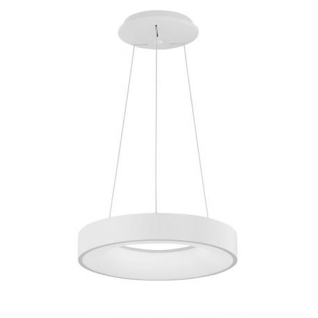 Candelabre, Lustre - Lustra LED design modern circular RANDO THIN alba 3000K