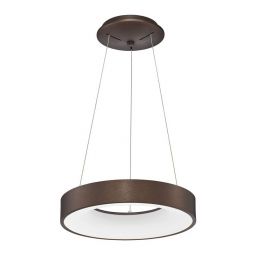 Candelabre, Lustre - Lustra LED design modern circular RANDO THIN cafenie 3000K