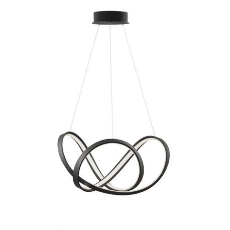 Candelabre, Lustre - Lustra LED suspendata design modern APUS negru