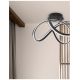 Lustre aplicate - Lustra LED aplicata design modern TRUNO negru