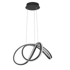 Pendule, Lustre suspendate - Lustra LED suspendata design modern TRUNO neagra