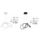 Pendule, Lustre suspendate - Lustra LED suspendata design modern TRUNO neagra