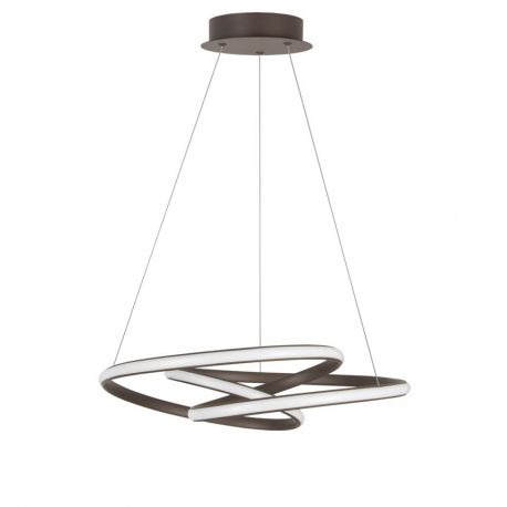 Pendule, Lustre suspendate - Lustra LED suspendata design modern MENTON cafenie