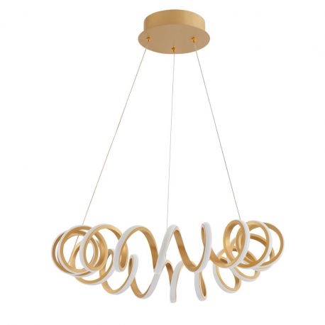 Candelabre, Lustre - Lustra LED suspendata design modern ZINIA aurie