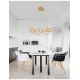 Candelabre, Lustre - Lustra LED suspendata design modern ZINIA aurie